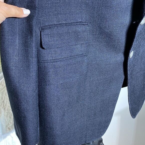 TOM FORD O’Connor Blue Sport Coat Silk & Mohair Fit Y - Picture 6 of 13